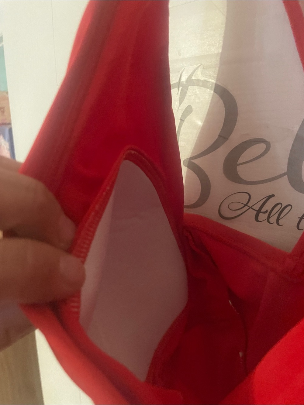 Jantzen red 1 piece swimsuit made with 92% polyamide and 8% elastane. - Picture 5 of 9